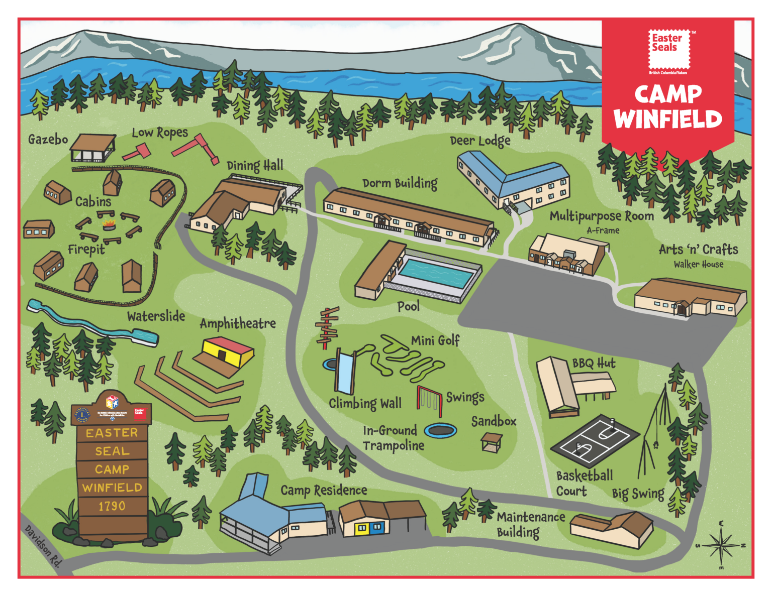 Camp Winfield Rentals Easter Seals BC and Yukon
