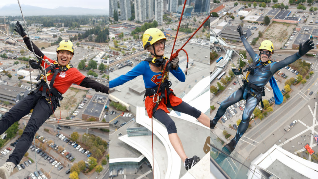 Look Up, Way Up!  Surrey Skies Filled with Superheroes for a Great Cause